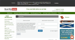 Desktop Screenshot of forum.beatmydebt.com